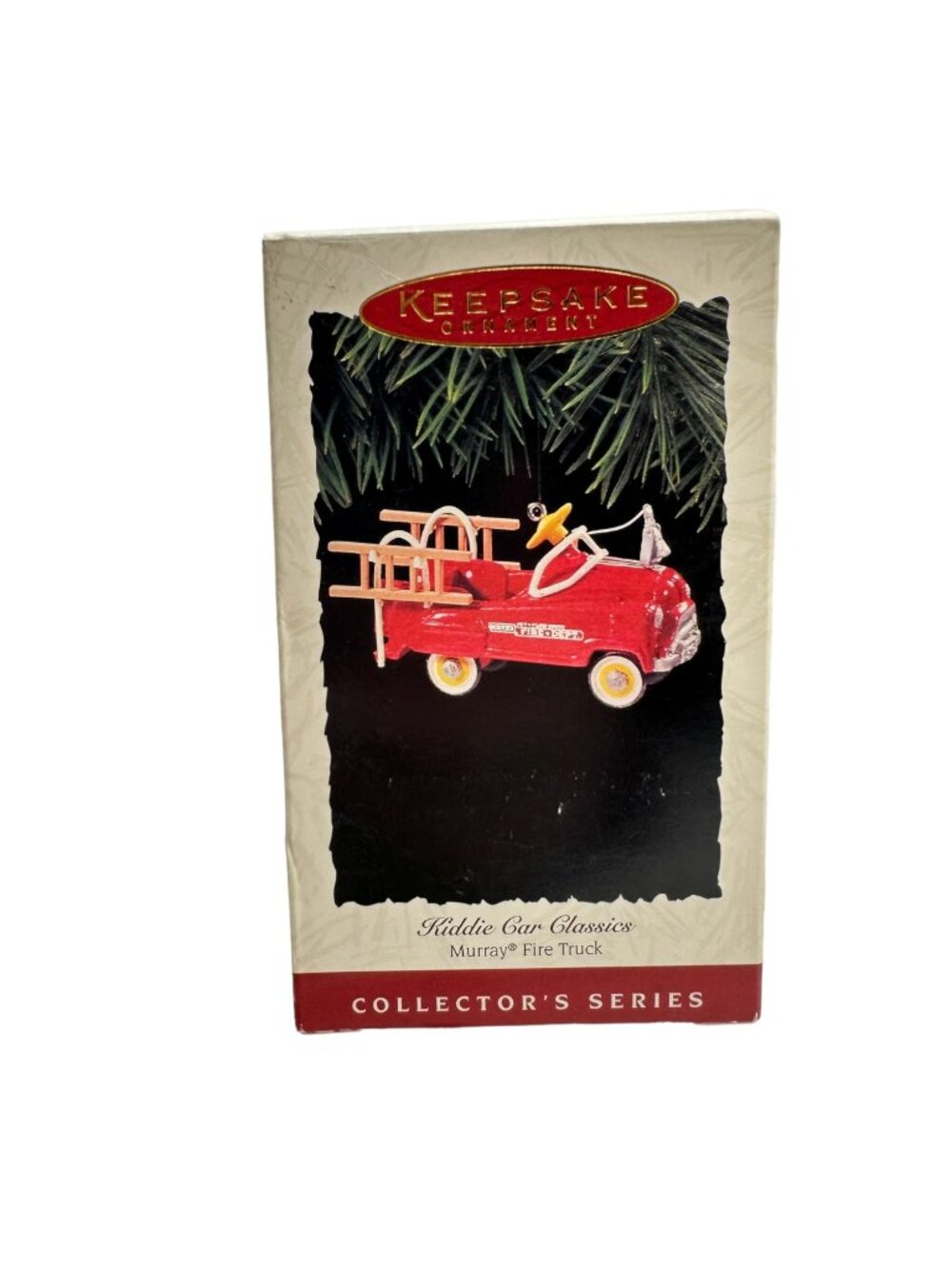 1995 Hallmark Murray Fire Truck Kiddie Car Classics #2 Ornament QX5027 Die Cast